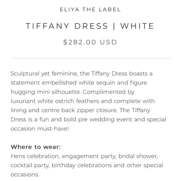 TIFFANY DRESS - ELIYA THE LABEL - Picture 4 of 8